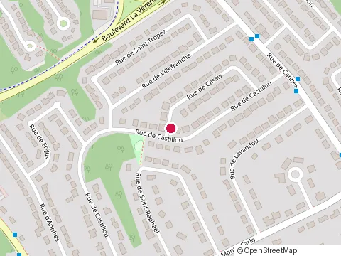 Location of Raymond Goulet at 30 Rue de Cassis, Gatineau