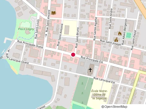 Location of Rb Construction at 36 Rue Principale E, Sainte-Agathe-des-Monts