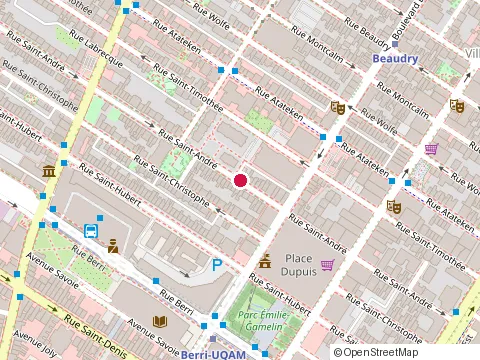 Location of Rbl Services Comptables at 1569 Rue Saint-André, Montréal