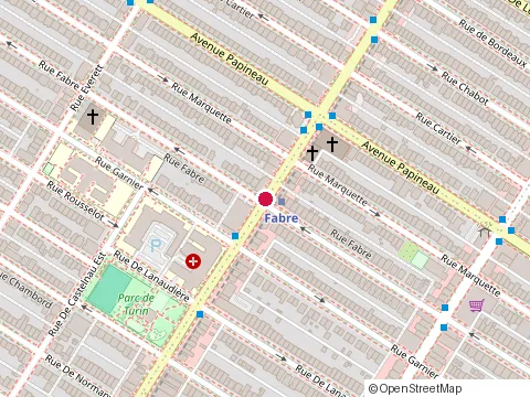 Location of Réadaptation Mieux-Être (Succursale Fabre) at 1461 Rue Jean-Talon E, Montréal