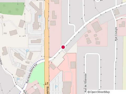 Location of Real Cormier Inc at 535 Rang Nault, Victoriaville