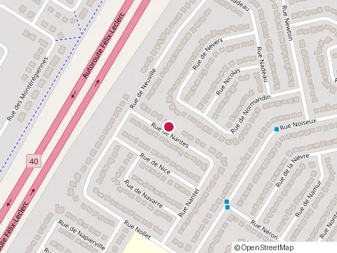 Location of Réalisations Fd at 234 Rue de Nantes, Repentigny