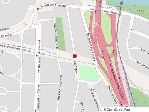 Location of Reed Construction at 2449 Rue Lajoie, Trois-Rivières