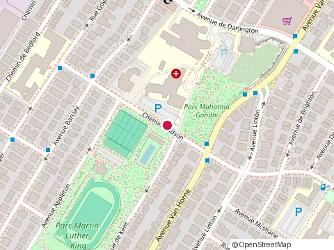 Emplacement de Regroupement des Usagers du Transport Adapté et Accessible de l'Ile de Montréal au 6363 chemin Hudson, Montréal