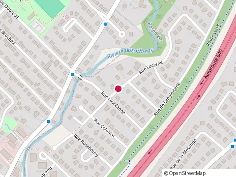 Location of Rehan Construction at 221 Rue Lucerne, Rosemère