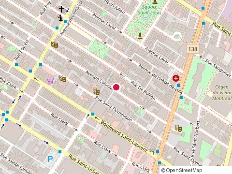 Location of Reimagine Clinic at 3554 Coloniale Ave, Montréal