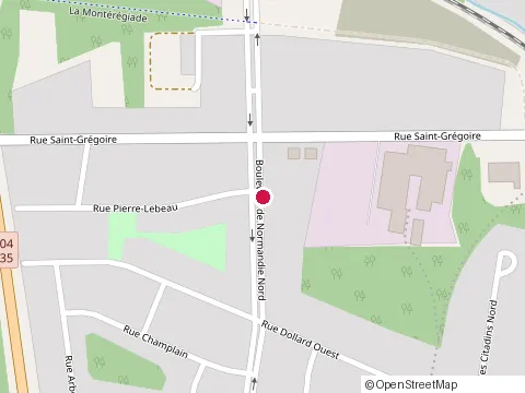 Location of Rejean Dube Construction Inc at 180 Rue de Normandie N, Farnham