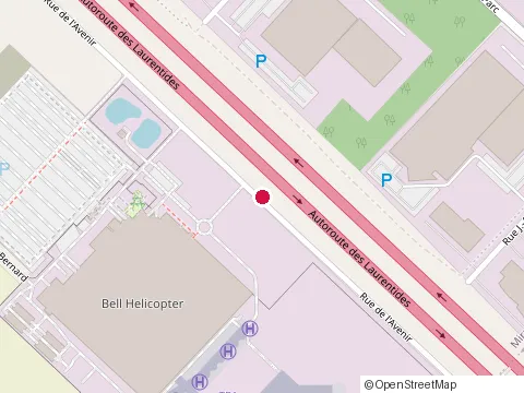 Location of Réko Ltée at 12500 Rue de l'Avenir, Mirabel