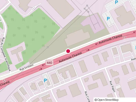 Location of Reliance Construction at 2500 Rue Einstein, Québec