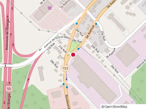 Location of Rembourrage Pro Inc. at 2699 5E Av, Shawinigan