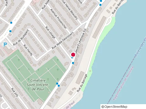 Location of Rembourrage Xdk at 3555 Boulevard Lévesque O, Laval