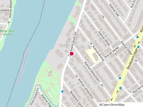 Location of Renaissance Entretien at 5054 boulevard Gouin E, Montreal-Nord