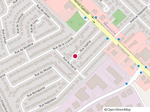 Location of Renald Grondin Construction Inc. at 3490 Rue Napoleon, Terrebonne