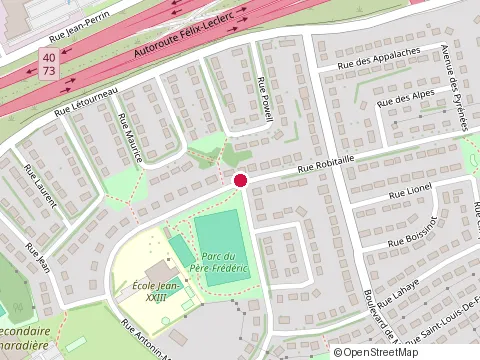 Location of René Guillemette Rénovations at 2555 Rue Robitaille, Québec