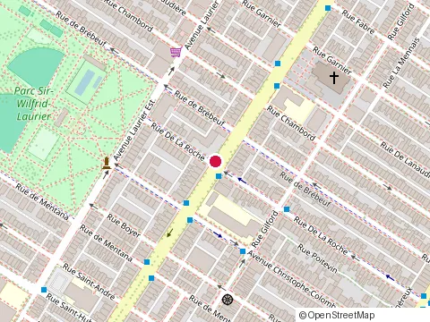 Location of Rene Lagace at 1155 boulevard Saint-Joseph E, Montréal