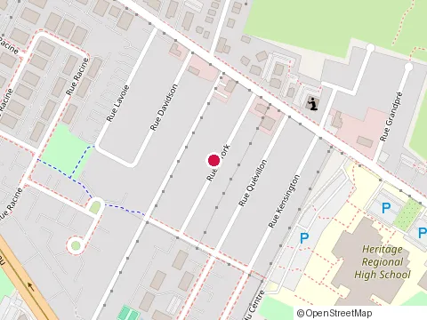 Location of Rene Poudrette Construction at 2130 Rue d'York, Saint-Hubert