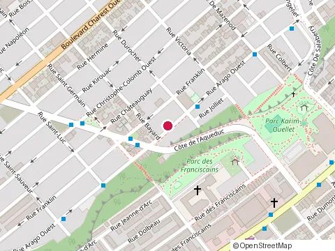 Location of Réno Confort at 442 Rue Arago O, Québec