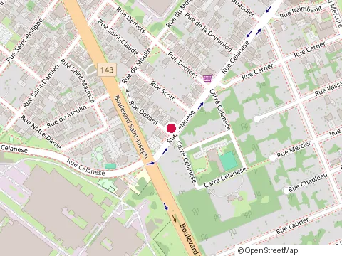 Location of Réno Construction la Roche at 608 Rue Dollard, Drummondville
