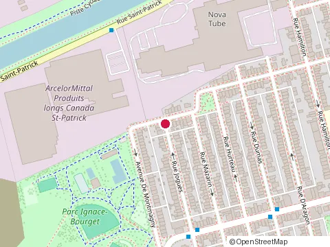 Location of Réno Roulante Inc at 6059 Rue Jogues, Montréal