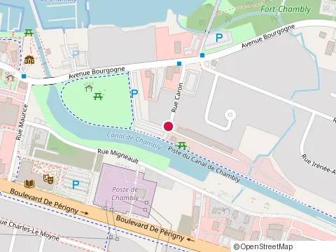 Location of Réno Ss at 1764 Rue du Charron, Chambly