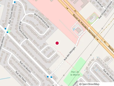 Location of Reno Sur Mesure at Rue Gérard-Dumont, Lévis