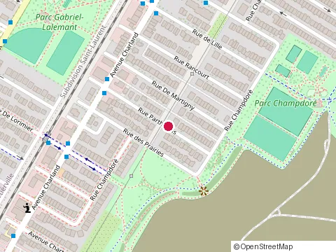 Location of Reno-Briques Montreal at 9470 Rue Parthenais, Montréal