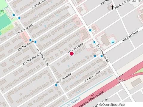 Location of Reno-Pro Gilles Lebel at 386 47E Rue O, Québec