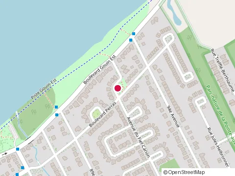 Location of Réno-Services at 11157 Rue Mathieu Da-Costa, Montréal