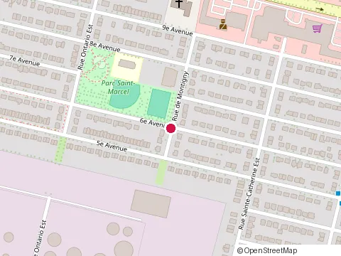 Location of Réno-Stucco Inc. at 11771 Rue de Montigny, Montréal