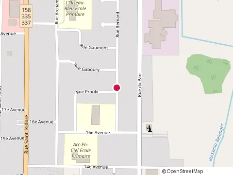 Location of Réno&Finition M at 617 Rue Bernard, Saint-Lin-Laurentides