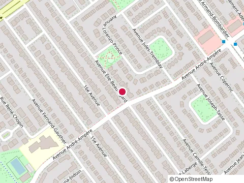 Location of Rénolux Mazzilli Inc. at 12255 avenue Élie Beauregard, Montréal