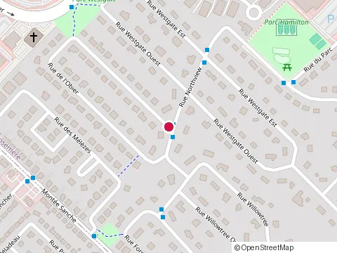 Location of Renom Construction Inc. at Rue de l'Obier 342, Rosemère