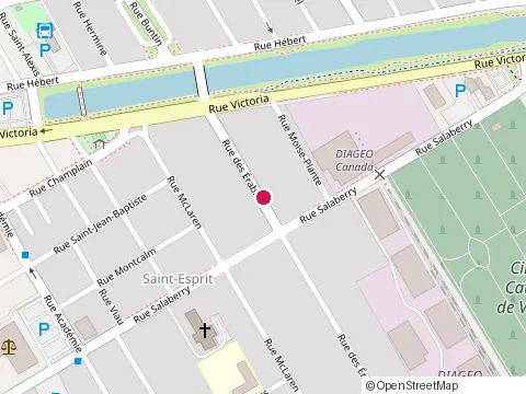 Location of Renov Asphalte at 33 Rue des Erables, Salaberry-de-Valleyfield