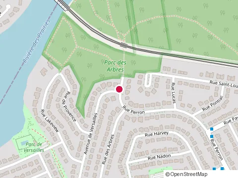 Location of Renovambiance Inc. at 5197 Rue Perron, Pierrefonds