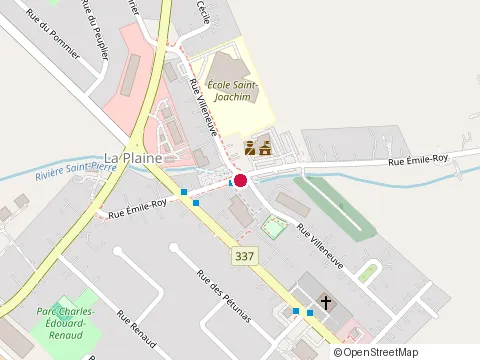 Location of Rénovation A. Authier & Fils at 10240 Rue Villeneuve, Terrebonne