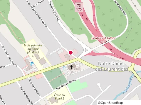 Location of Renovation Christian Beaudet at 1571 avenue de la Rivière-Jaune, Québec