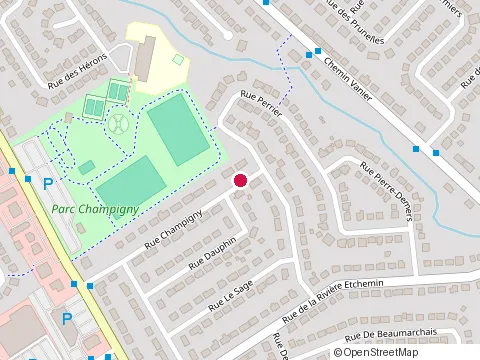 Location of Rénovation Cjl at 979 Rue Champigny, Lévis