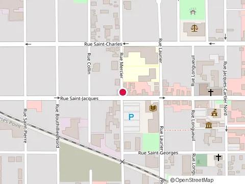 Location of Renovation Daniel Caron at 250 Mercier Rue, Saint-Jean-sur-Richelieu
