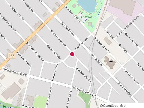 Location of Renovation Daniel Cote at 18 Rue Beauchemin, Trois-Rivières