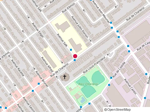 Location of Renovation Dorion at 5257 Rue de Charleroi, Montréal-Nord