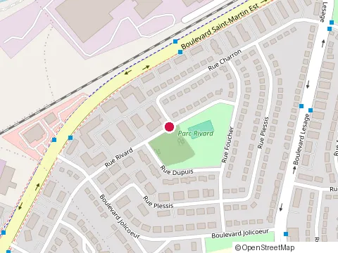 Location of Rénovation E Boulay at 3577 Rue Rivard, Laval
