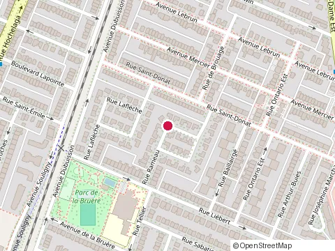 Location of Rénovation et Construction Zolfa Inc. at 8357 Rue Rameau, Montréal