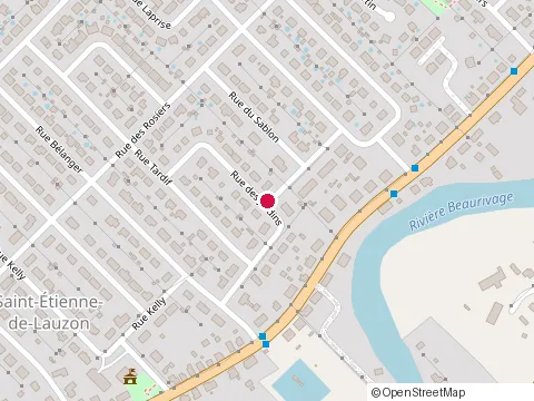 Location of Rénovation F. Bernier Inc. at 23 Rue des Jardins, Levis