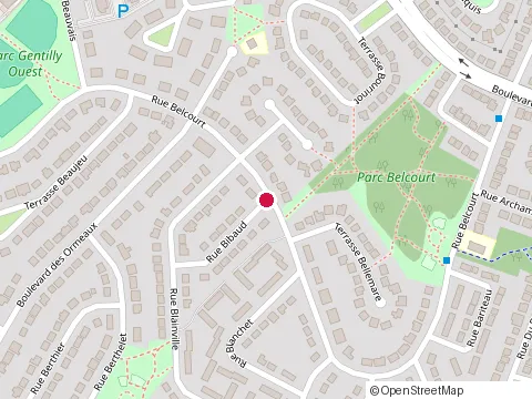 Location of Rénovation Groupe Davini at 1324 Rue Bibaud, Longueuil