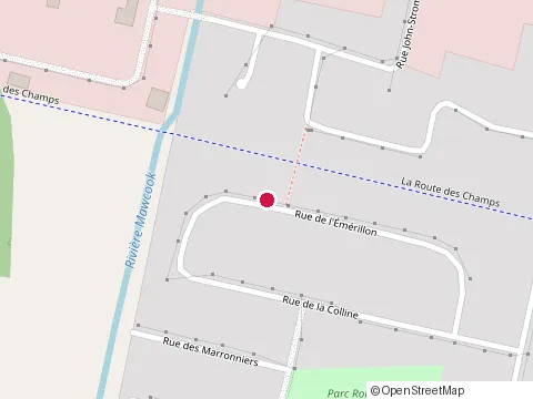 Location of Renovation Joachim at 1218 Rue de la Colline, Granby