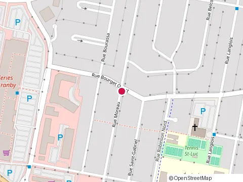 Location of Rénovation Jr at 105 Rue Moreau, Granby