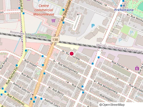 Location of Rénovation Kaizen Inc. at 2535 Rue Wurtele, Montréal
