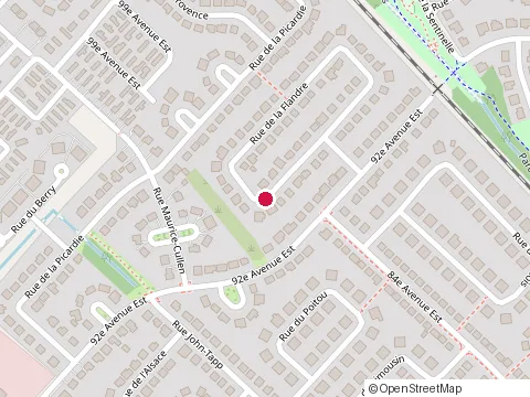 Location of Rénovation Lr Enr at 50A Rue de la Flandre, Blainville