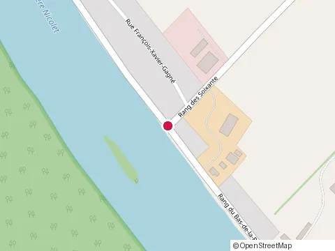 Location of Rénovation N.d.B. at 2435 Rang Bas-de-la-Rivière, Nicolet