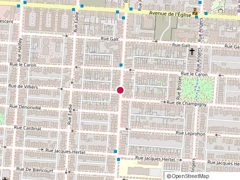 Location of Rénovation Patrick Marcotte. at Laurendeau St, Montréal